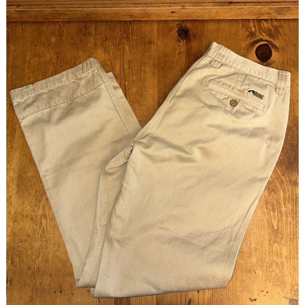 Mountain Khakis Mens Slim Fit Pants 36x32 (34x 31) Beige Canvas CFL186